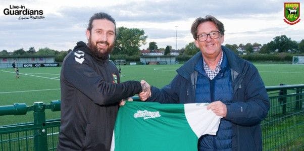 Live-in Guardians invests in grassroots football with Hendon FC sponsorship